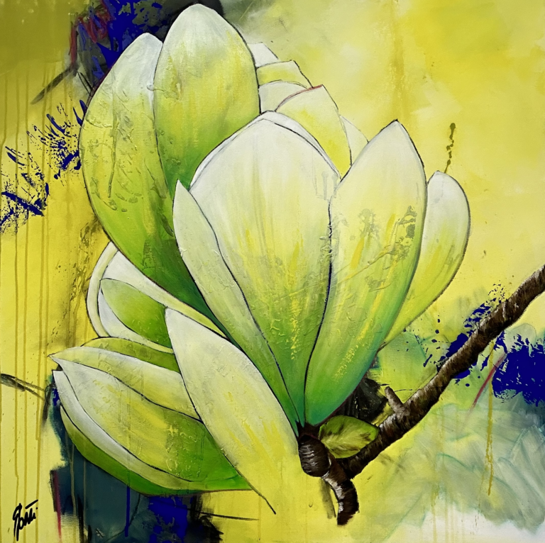The yellow magnolia