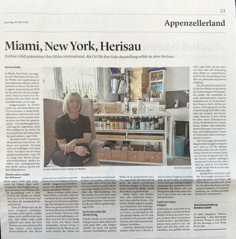 Zeitungsartikel vom 30.05.2023