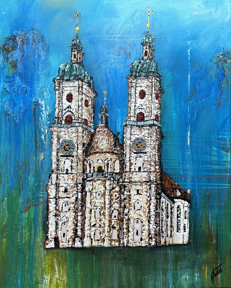 Cathedral the landmark of st. gallen